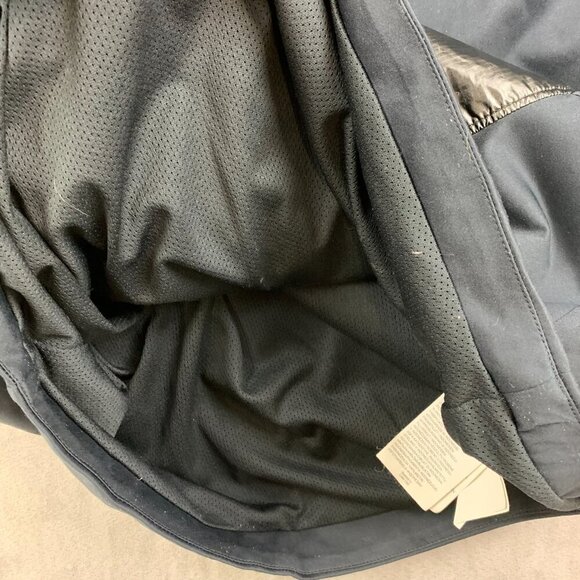 Under Armour Mens Large Anorak Jacket Large Fitted Black Hooded Storm Pullover - Picture 11 of 13